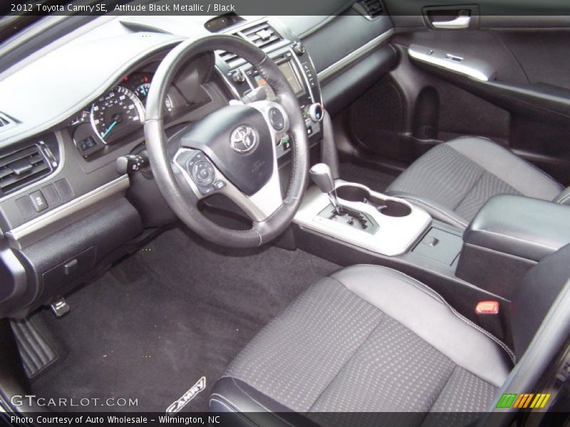 Attitude Black Metallic / Black 2012 Toyota Camry SE