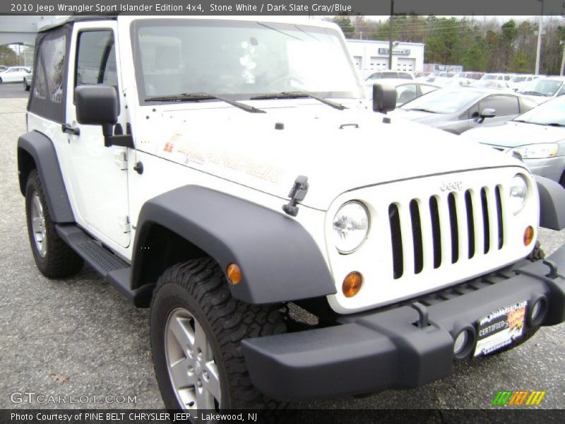 Stone White / Dark Slate Gray/Blue 2010 Jeep Wrangler Sport Islander Edition 4x4