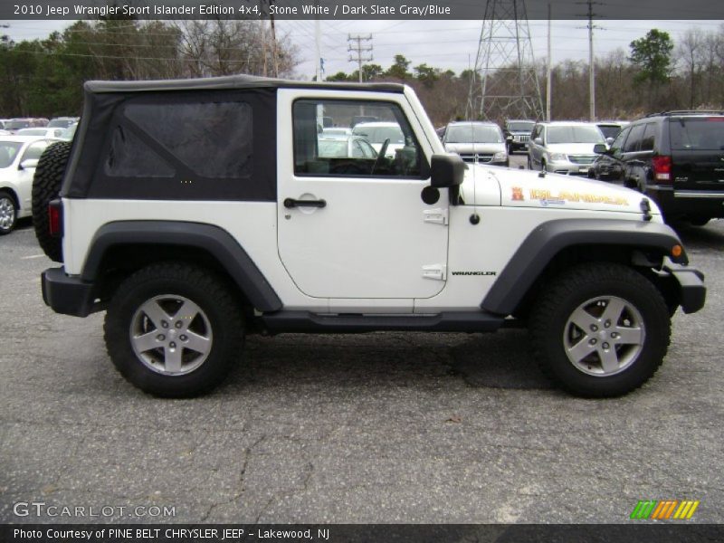 Stone White / Dark Slate Gray/Blue 2010 Jeep Wrangler Sport Islander Edition 4x4
