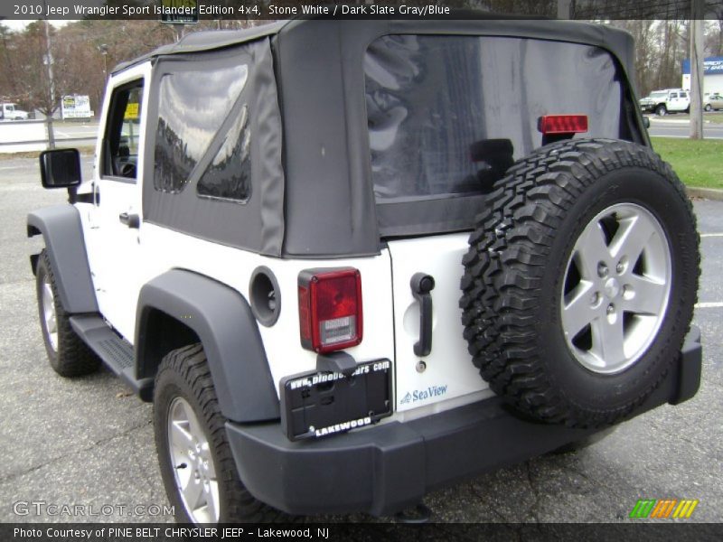 Stone White / Dark Slate Gray/Blue 2010 Jeep Wrangler Sport Islander Edition 4x4