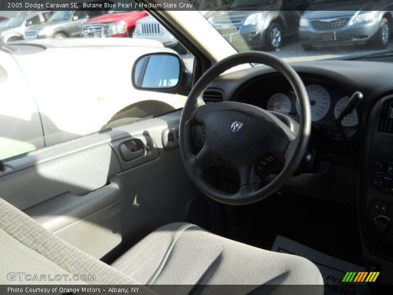 Butane Blue Pearl / Medium Slate Gray 2005 Dodge Caravan SE