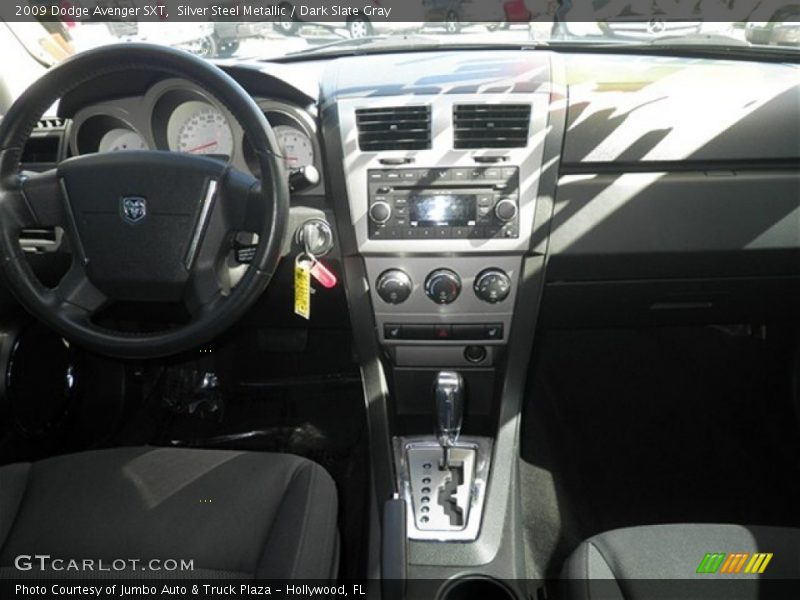 Silver Steel Metallic / Dark Slate Gray 2009 Dodge Avenger SXT