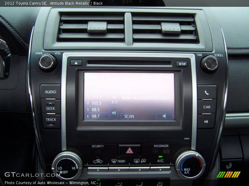 Attitude Black Metallic / Black 2012 Toyota Camry SE