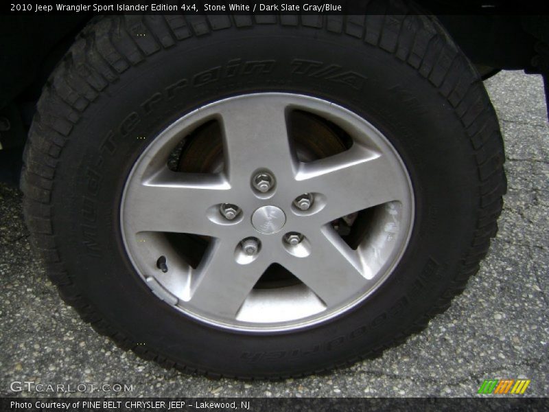 Stone White / Dark Slate Gray/Blue 2010 Jeep Wrangler Sport Islander Edition 4x4