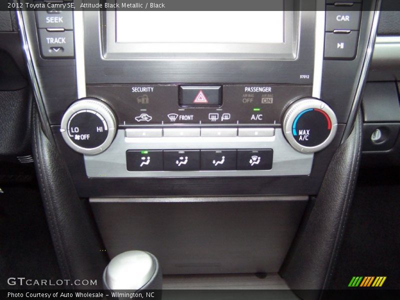 Attitude Black Metallic / Black 2012 Toyota Camry SE
