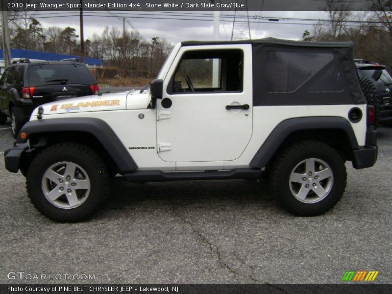 Stone White / Dark Slate Gray/Blue 2010 Jeep Wrangler Sport Islander Edition 4x4