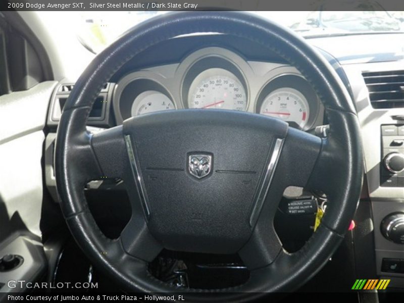 Silver Steel Metallic / Dark Slate Gray 2009 Dodge Avenger SXT