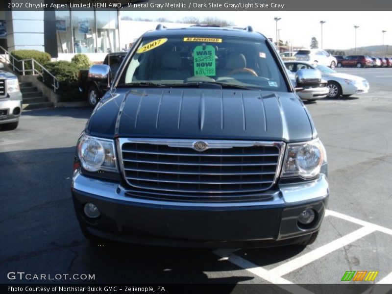 Mineral Gray Metallic / Dark Slate Gray/Light Slate Gray 2007 Chrysler Aspen Limited HEMI 4WD