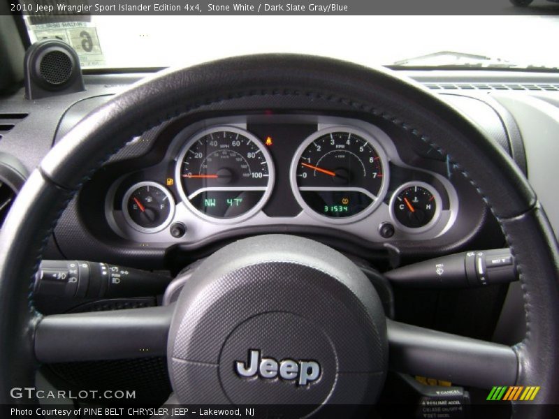 Stone White / Dark Slate Gray/Blue 2010 Jeep Wrangler Sport Islander Edition 4x4