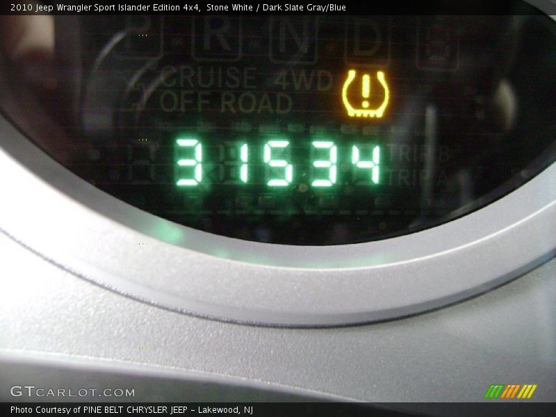 Stone White / Dark Slate Gray/Blue 2010 Jeep Wrangler Sport Islander Edition 4x4