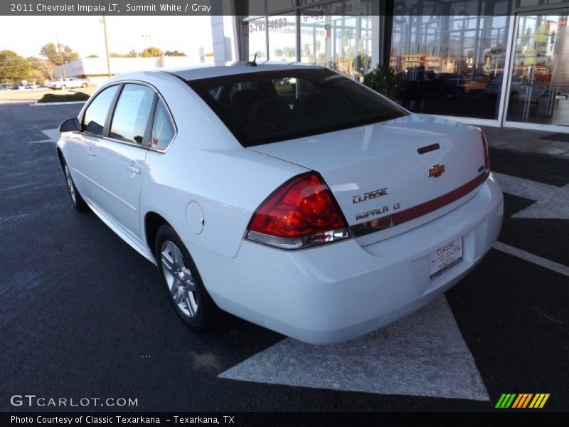 Summit White / Gray 2011 Chevrolet Impala LT