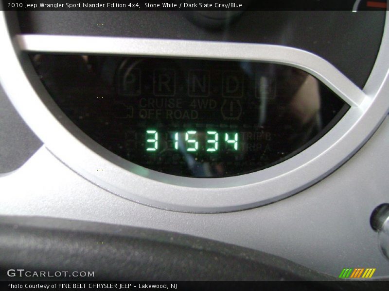 Stone White / Dark Slate Gray/Blue 2010 Jeep Wrangler Sport Islander Edition 4x4