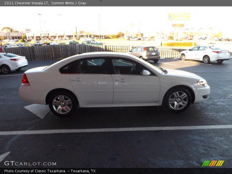 Summit White / Gray 2011 Chevrolet Impala LT