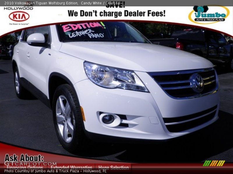 Candy White / Charcoal 2010 Volkswagen Tiguan Wolfsburg Edition