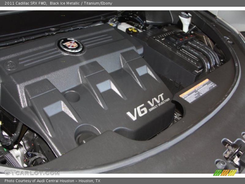 Black Ice Metallic / Titanium/Ebony 2011 Cadillac SRX FWD