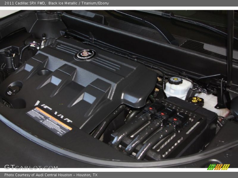 Black Ice Metallic / Titanium/Ebony 2011 Cadillac SRX FWD