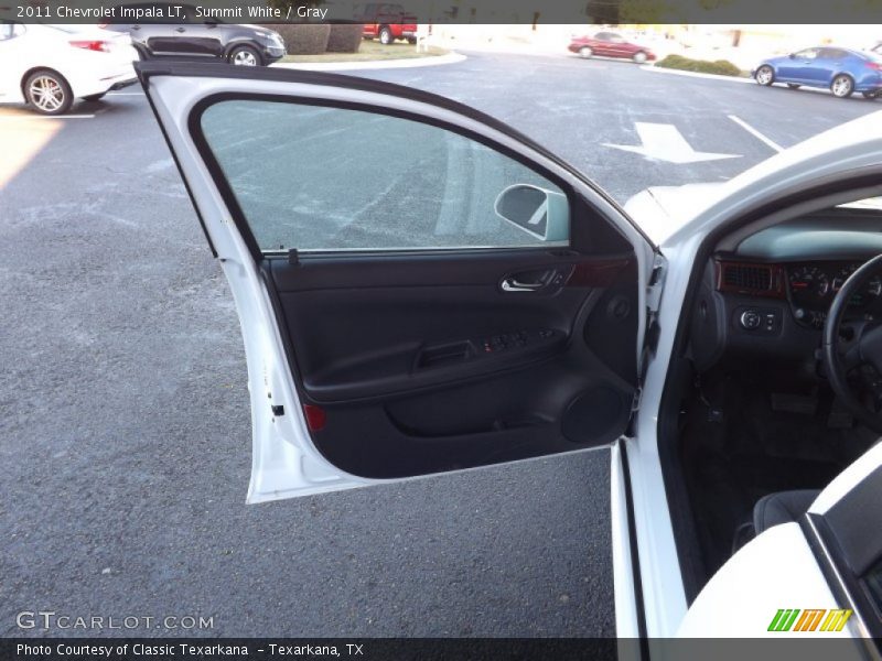 Summit White / Gray 2011 Chevrolet Impala LT
