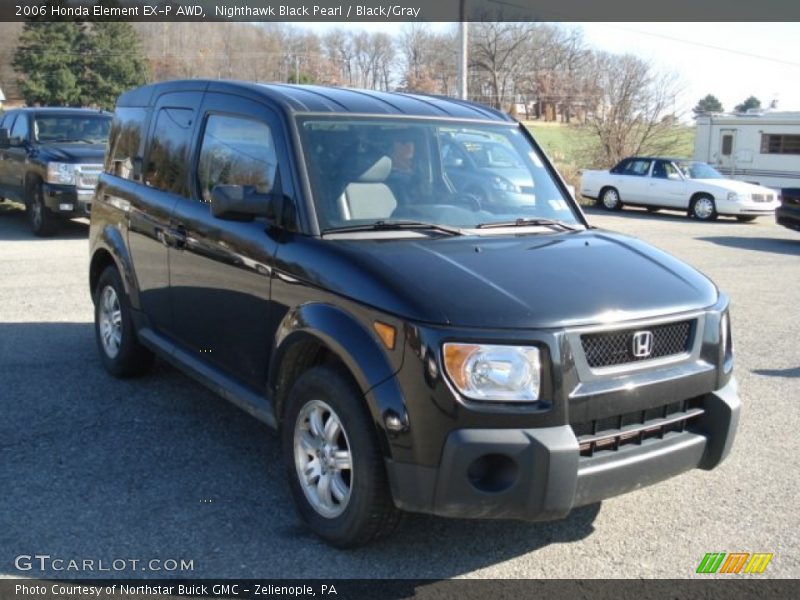 Nighthawk Black Pearl / Black/Gray 2006 Honda Element EX-P AWD