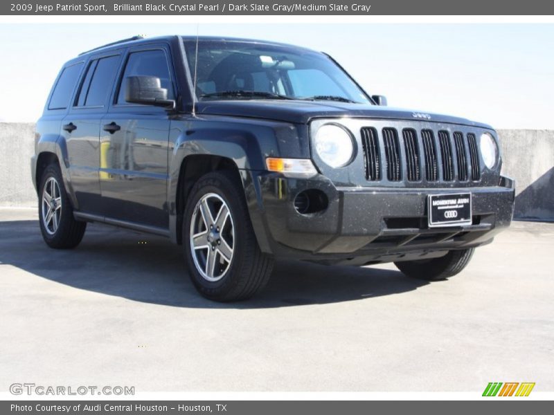 Brilliant Black Crystal Pearl / Dark Slate Gray/Medium Slate Gray 2009 Jeep Patriot Sport