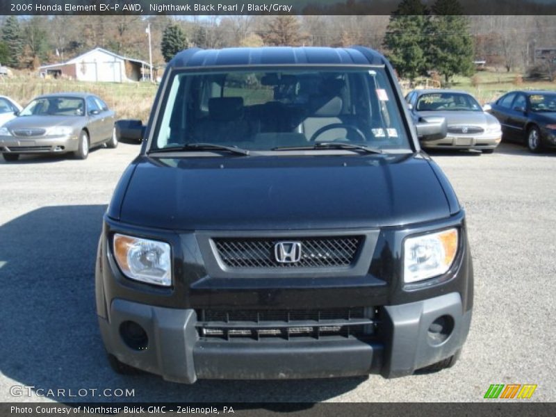 Nighthawk Black Pearl / Black/Gray 2006 Honda Element EX-P AWD