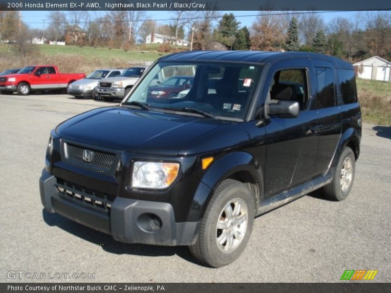 Nighthawk Black Pearl / Black/Gray 2006 Honda Element EX-P AWD