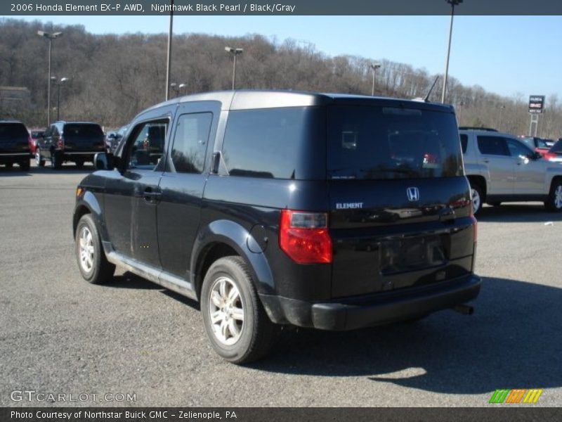 Nighthawk Black Pearl / Black/Gray 2006 Honda Element EX-P AWD