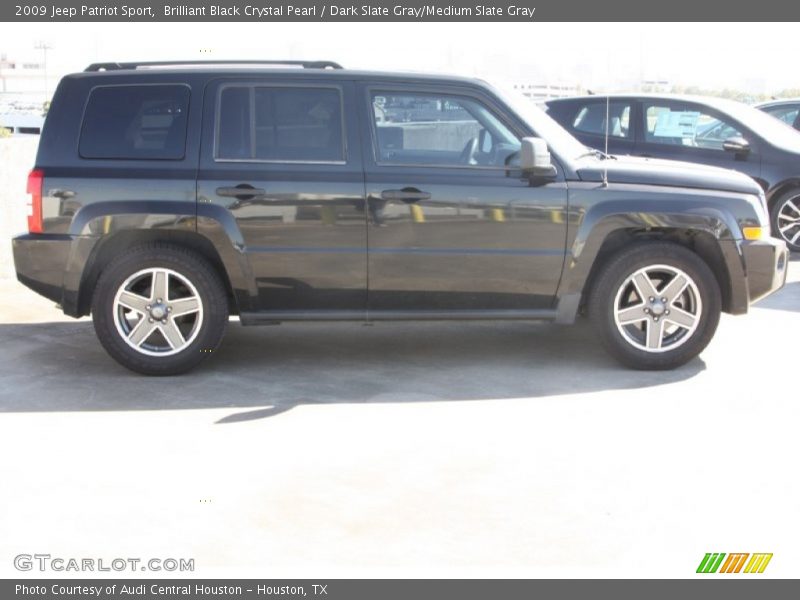 Brilliant Black Crystal Pearl / Dark Slate Gray/Medium Slate Gray 2009 Jeep Patriot Sport