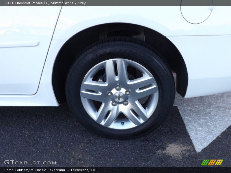 Summit White / Gray 2011 Chevrolet Impala LT