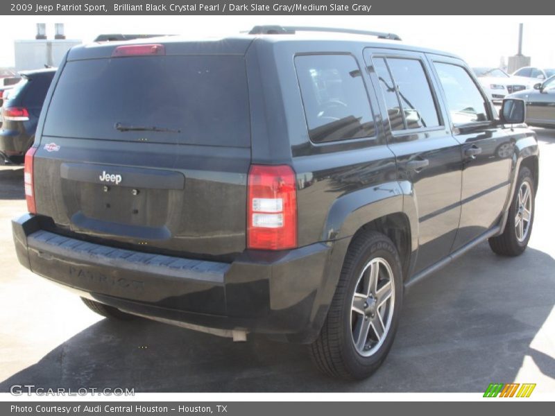 Brilliant Black Crystal Pearl / Dark Slate Gray/Medium Slate Gray 2009 Jeep Patriot Sport