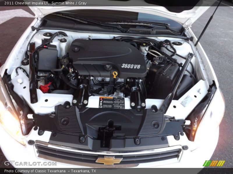 Summit White / Gray 2011 Chevrolet Impala LT