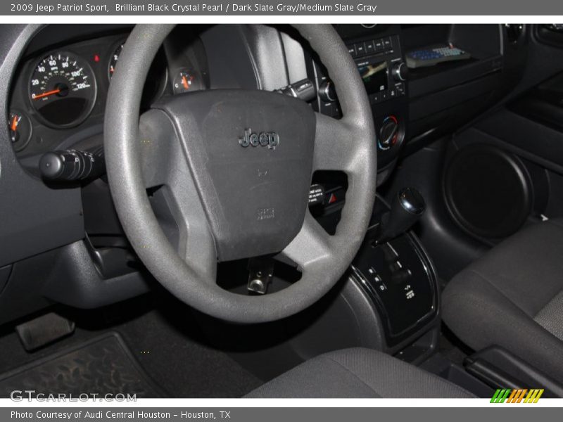 Brilliant Black Crystal Pearl / Dark Slate Gray/Medium Slate Gray 2009 Jeep Patriot Sport
