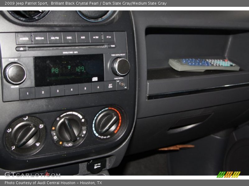 Brilliant Black Crystal Pearl / Dark Slate Gray/Medium Slate Gray 2009 Jeep Patriot Sport