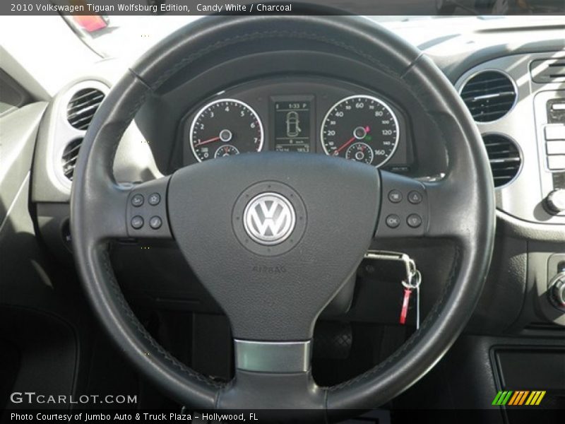 Candy White / Charcoal 2010 Volkswagen Tiguan Wolfsburg Edition