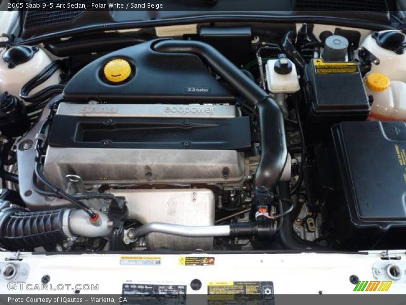 Polar White / Sand Beige 2005 Saab 9-5 Arc Sedan