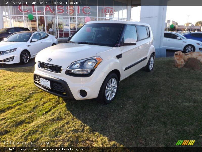 Dune Beige / Black Soul Logo Cloth 2013 Kia Soul +