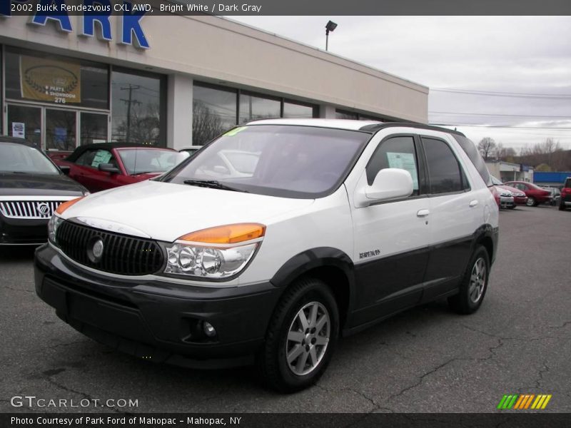 Bright White / Dark Gray 2002 Buick Rendezvous CXL AWD