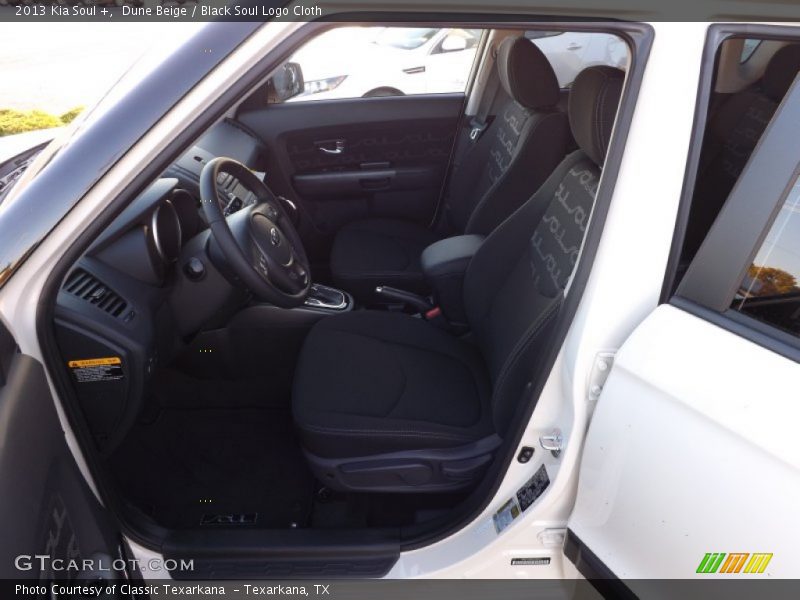 Dune Beige / Black Soul Logo Cloth 2013 Kia Soul +