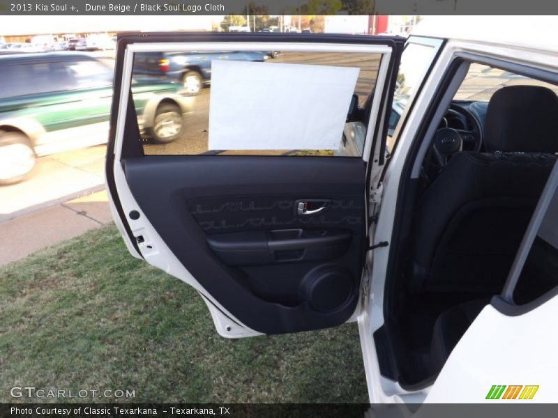 Dune Beige / Black Soul Logo Cloth 2013 Kia Soul +