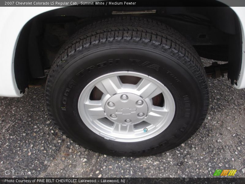 Summit White / Medium Pewter 2007 Chevrolet Colorado LS Regular Cab