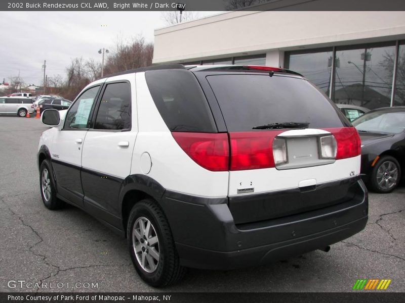 Bright White / Dark Gray 2002 Buick Rendezvous CXL AWD