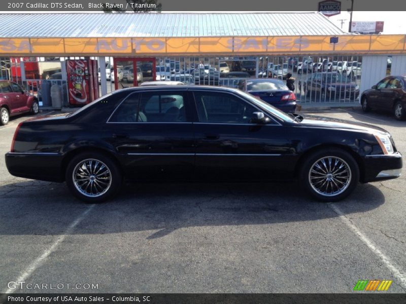 Black Raven / Titanium 2007 Cadillac DTS Sedan