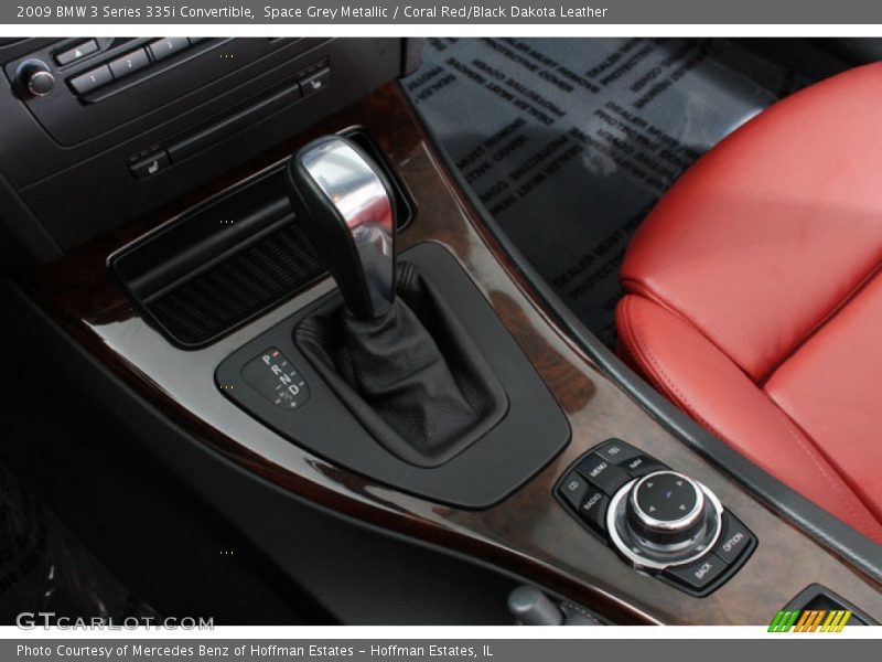 Space Grey Metallic / Coral Red/Black Dakota Leather 2009 BMW 3 Series 335i Convertible