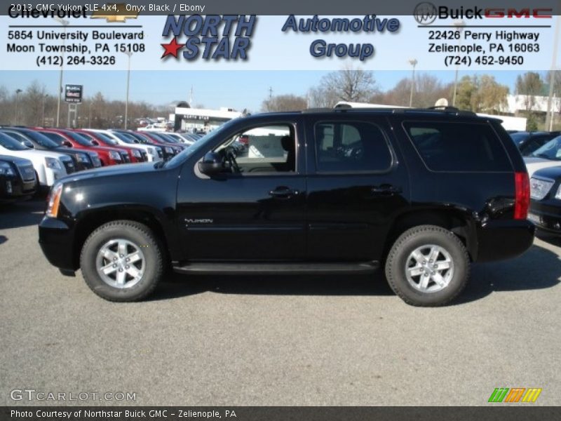 Onyx Black / Ebony 2013 GMC Yukon SLE 4x4