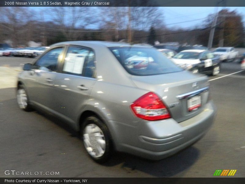 Magnetic Gray / Charcoal 2008 Nissan Versa 1.8 S Sedan