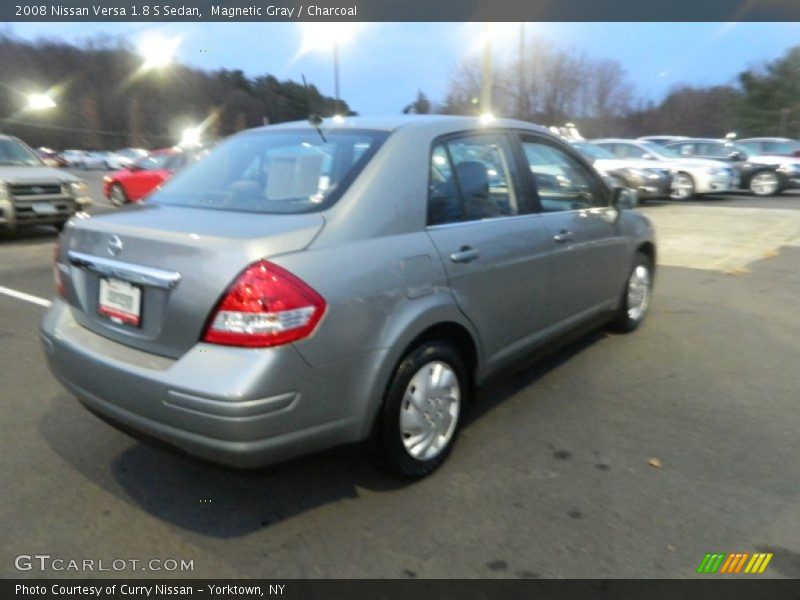 Magnetic Gray / Charcoal 2008 Nissan Versa 1.8 S Sedan