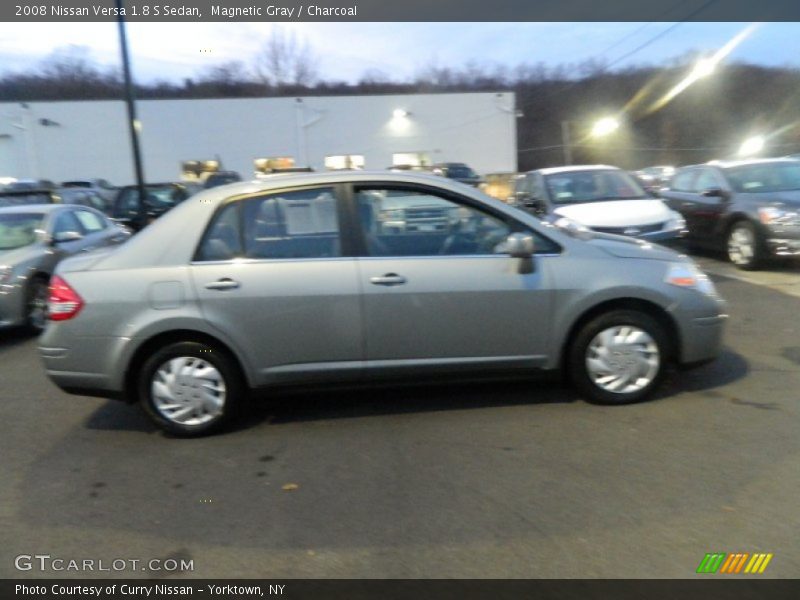 Magnetic Gray / Charcoal 2008 Nissan Versa 1.8 S Sedan