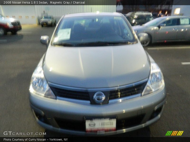 Magnetic Gray / Charcoal 2008 Nissan Versa 1.8 S Sedan