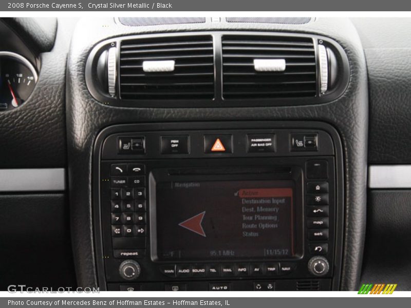 Crystal Silver Metallic / Black 2008 Porsche Cayenne S