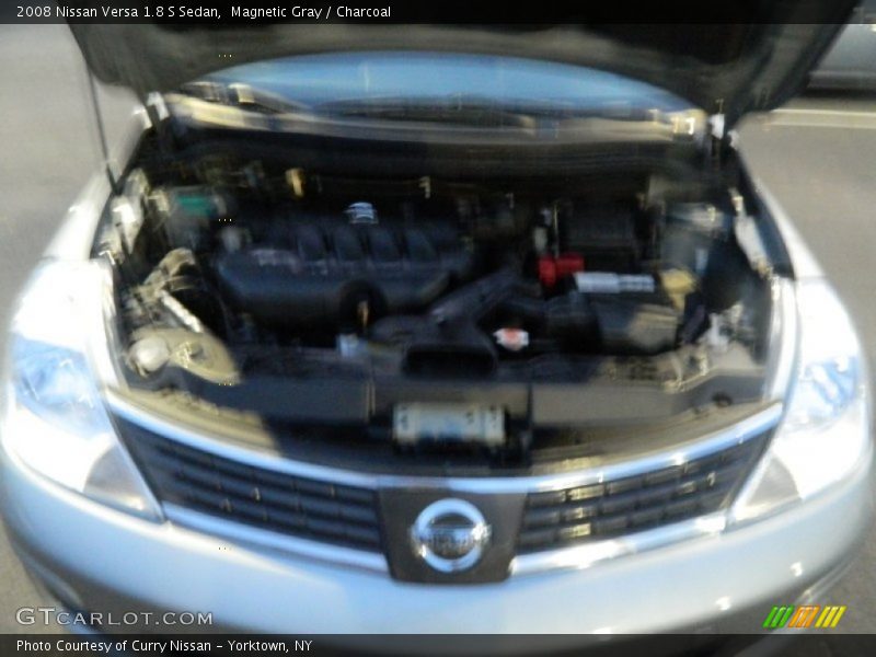 Magnetic Gray / Charcoal 2008 Nissan Versa 1.8 S Sedan