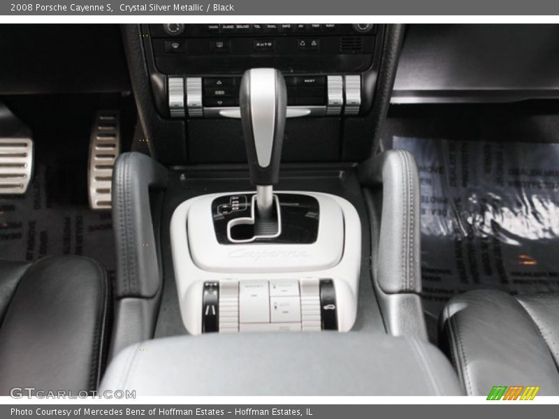 Crystal Silver Metallic / Black 2008 Porsche Cayenne S